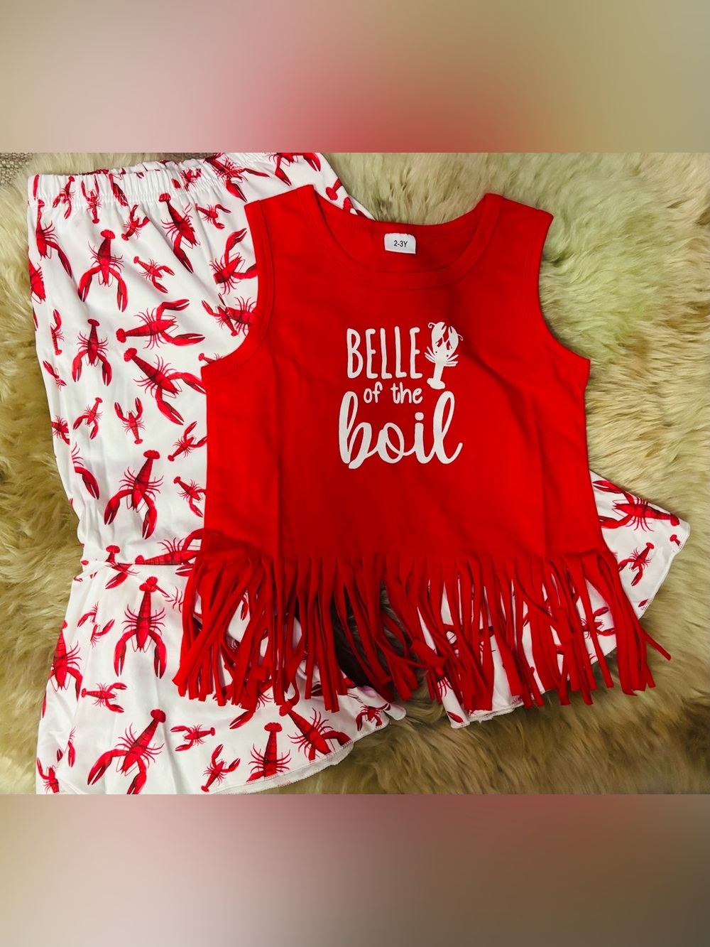 Adorable Girls Size 2/3 Year olds 2pc Set Bell bottoms pants